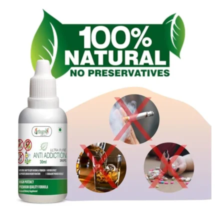 Anti Addcition kit Relationships To Stop Smoking & Nasha Mukti-Stop Quit Alcoho 30ml 4 pcs